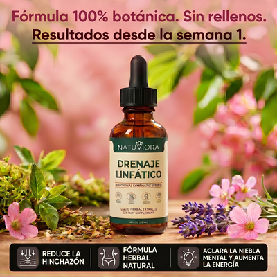 NATUVIORA® - Gotas de Drenaje Linfático