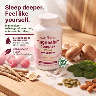 Magnesium Complex 20-in-1 for Women — Sleep, Stress & Hormone Balance Support