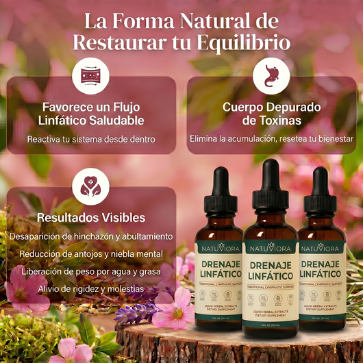 NATUVIORA® - Gotas de Drenaje Linfático