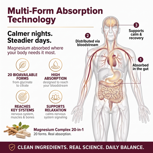 Magnesium Complex 20-in-1 for Women — Sleep, Stress & Hormone Balance Support