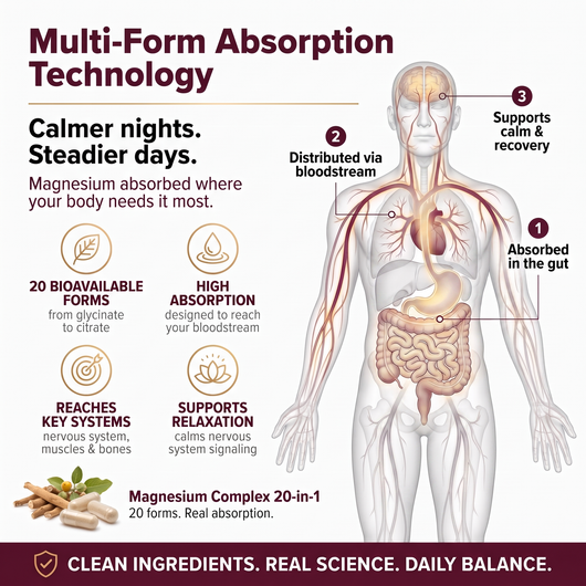 Magnesium Complex 20-in-1 for Women — Sleep, Stress & Hormone Balance Support