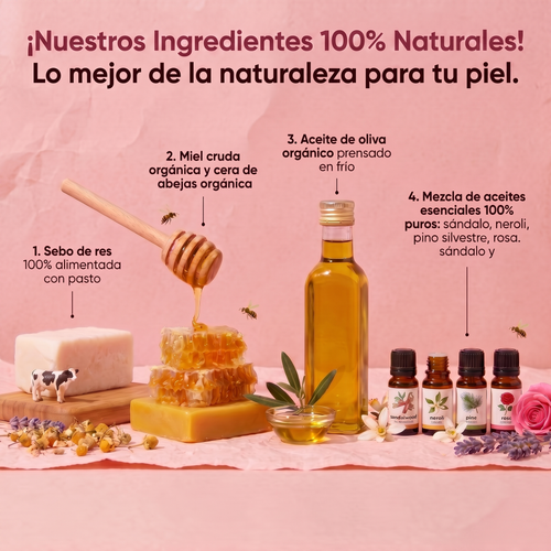 BÁLSAMO DE SEBO Y MIEL - NATUVIORA