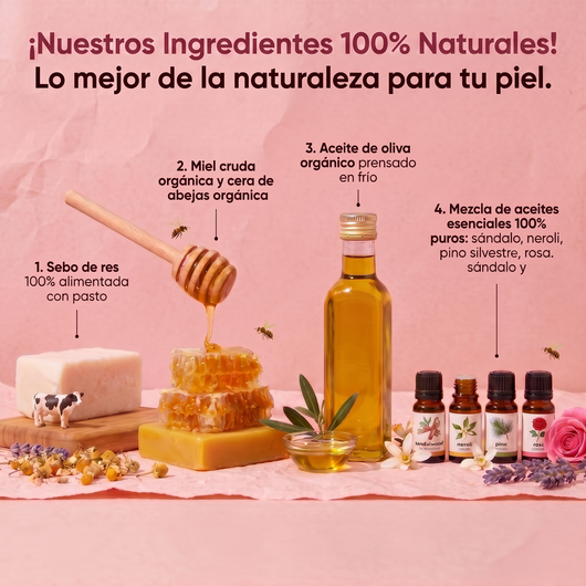 BÁLSAMO DE SEBO Y MIEL - NATUVIORA