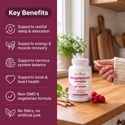Magnesium Complex 20-in-1 for Women — Sleep, Stress & Hormone Balance Support