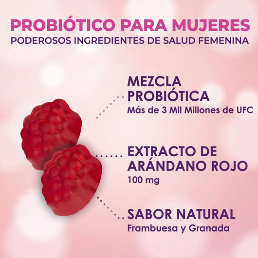 Gominolas de Probióticos para Mujer