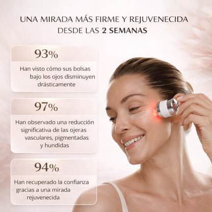 CREMA CON LUZ INFRARROJA PARA CONTORNO DE OJOS