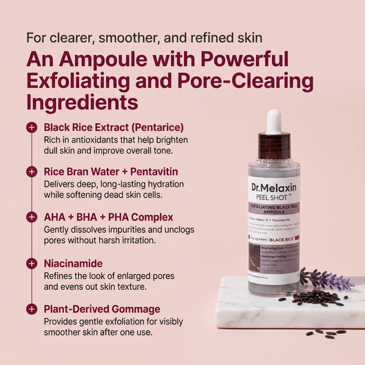 Peel Shot Exfoliating Black Rice Ampoule 80ml